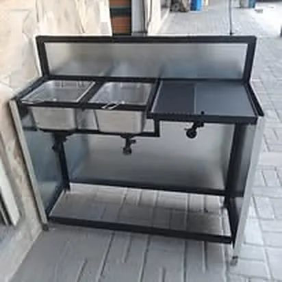 Commercial chip fryer stand by Fumati Engineers