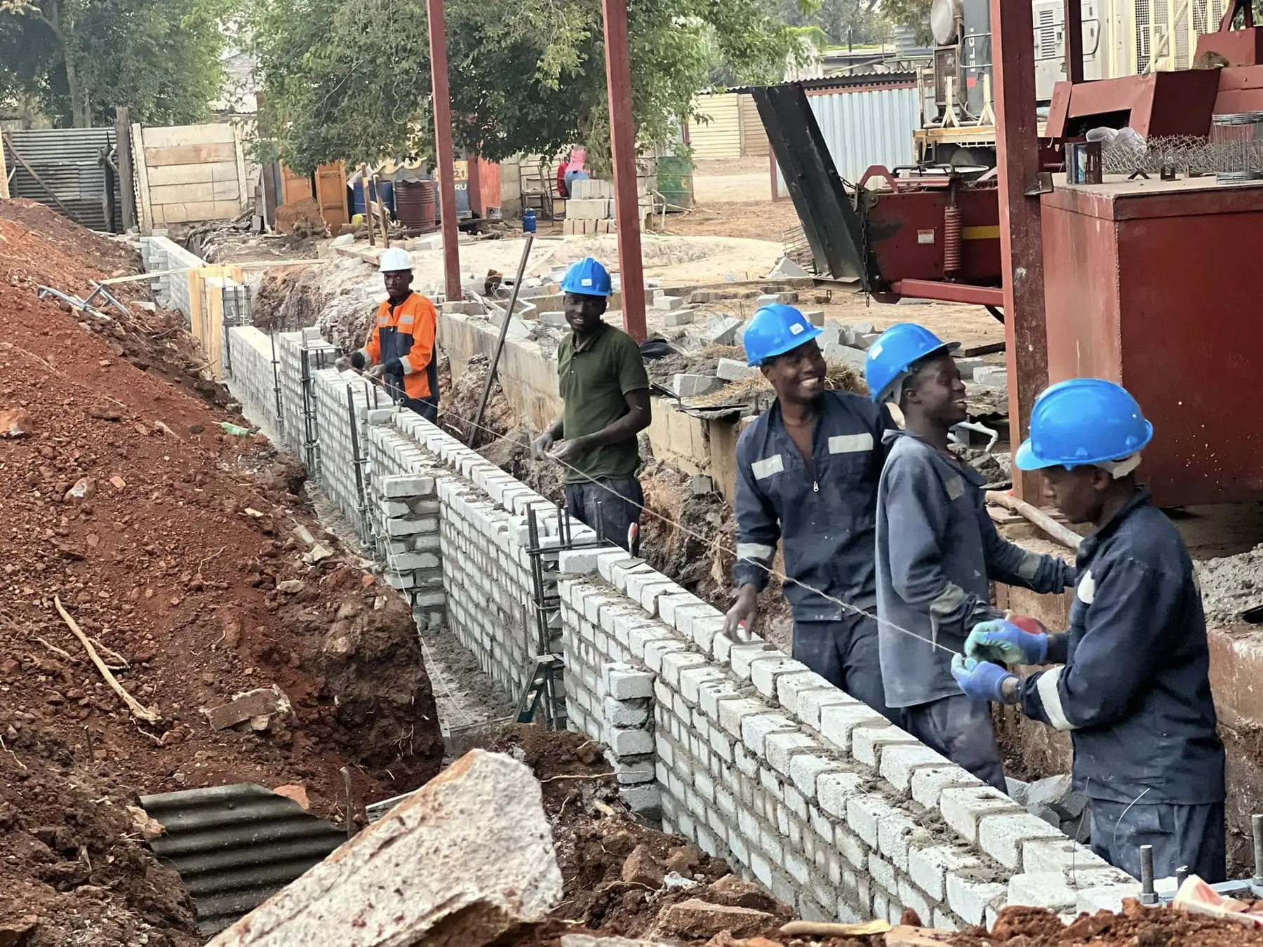 Fumati site team at work