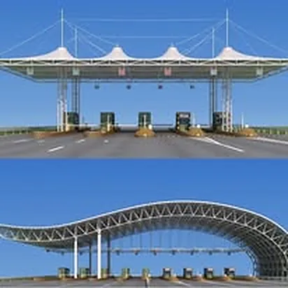 Toll gate 3D design by Fumati Engineers